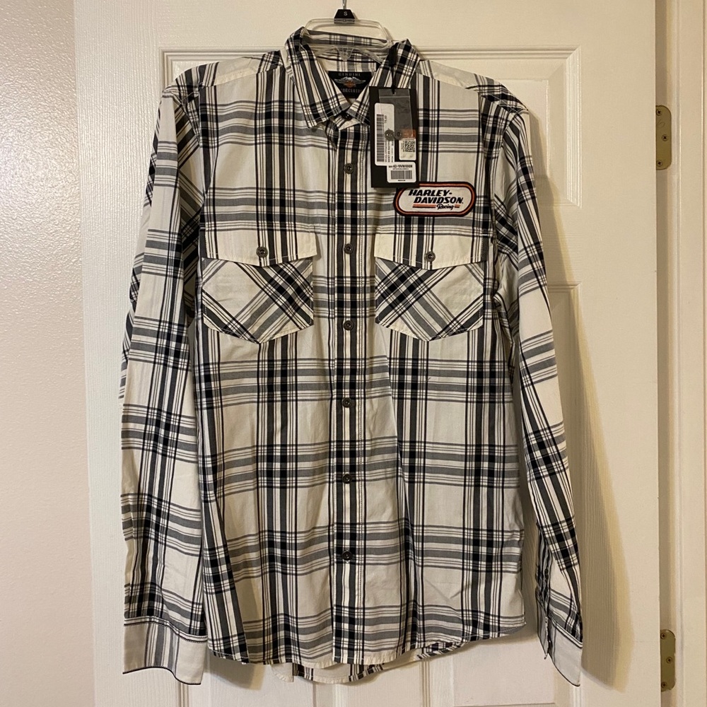 Harley Davidson mens button up shirt